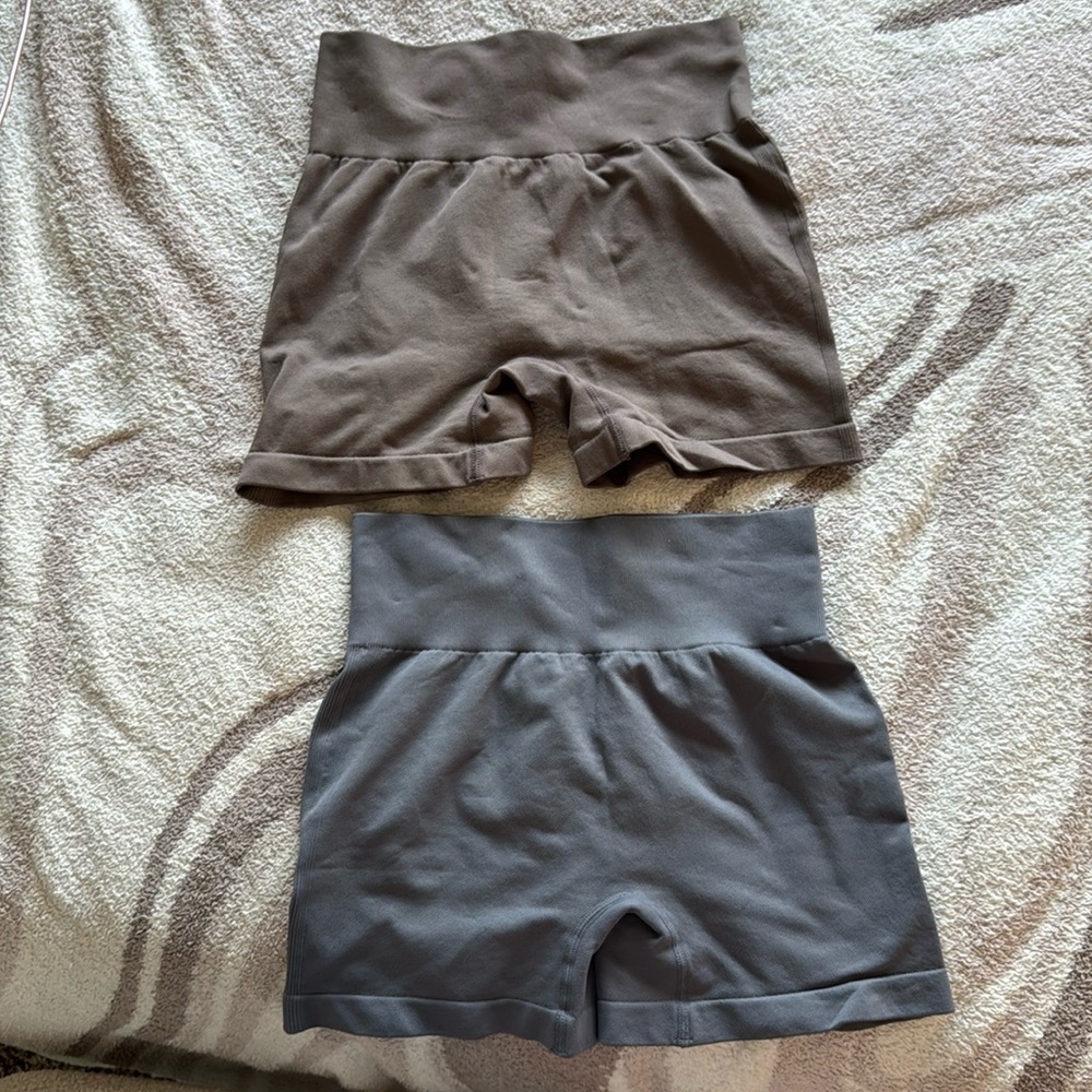 Grey & Brown Amazon athletic shorts🩶🤎